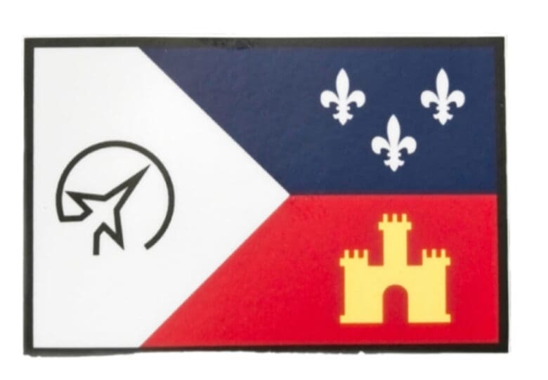 Sticker Acadian Flag