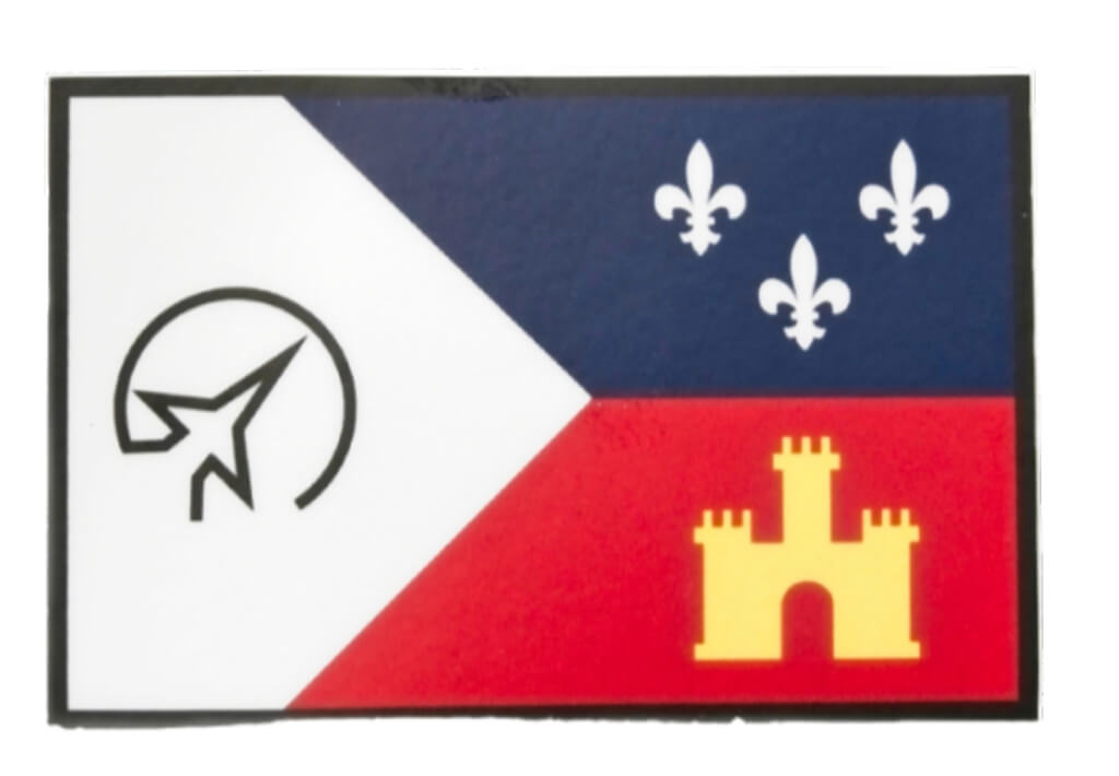 Sticker Acadian Flag